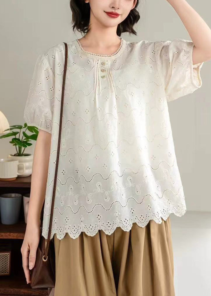 A Vintage Style Top with Delicate Timeless Details