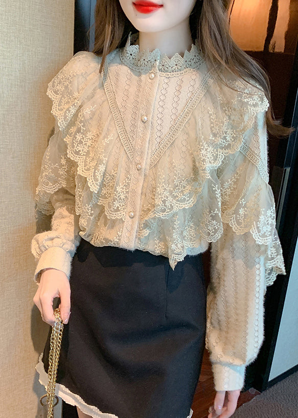 A Vintage Style Shirt with Delicate Timeless Details