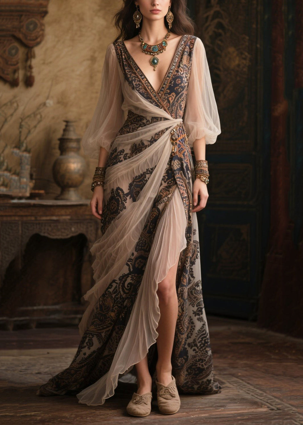 Classic Vintage Dress with a Flattering Fit