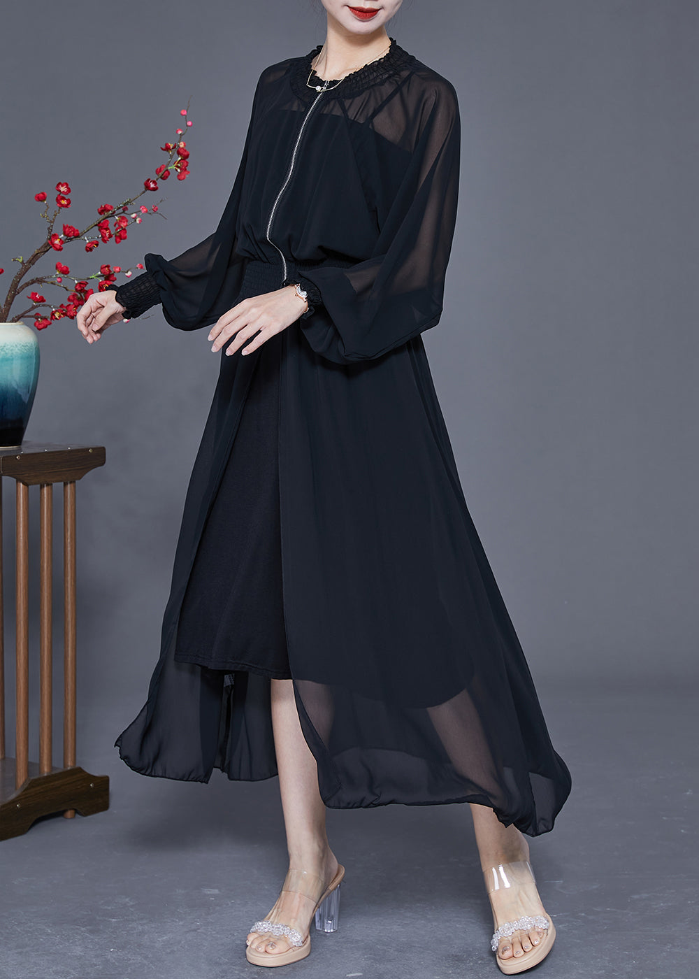 A Vintage Style Coat with Delicate Timeless Details
