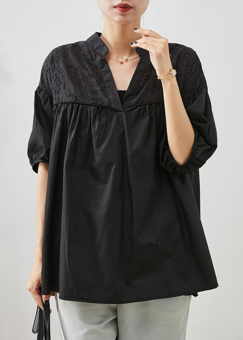 A Vintage Style Blouse with Delicate Timeless Details
