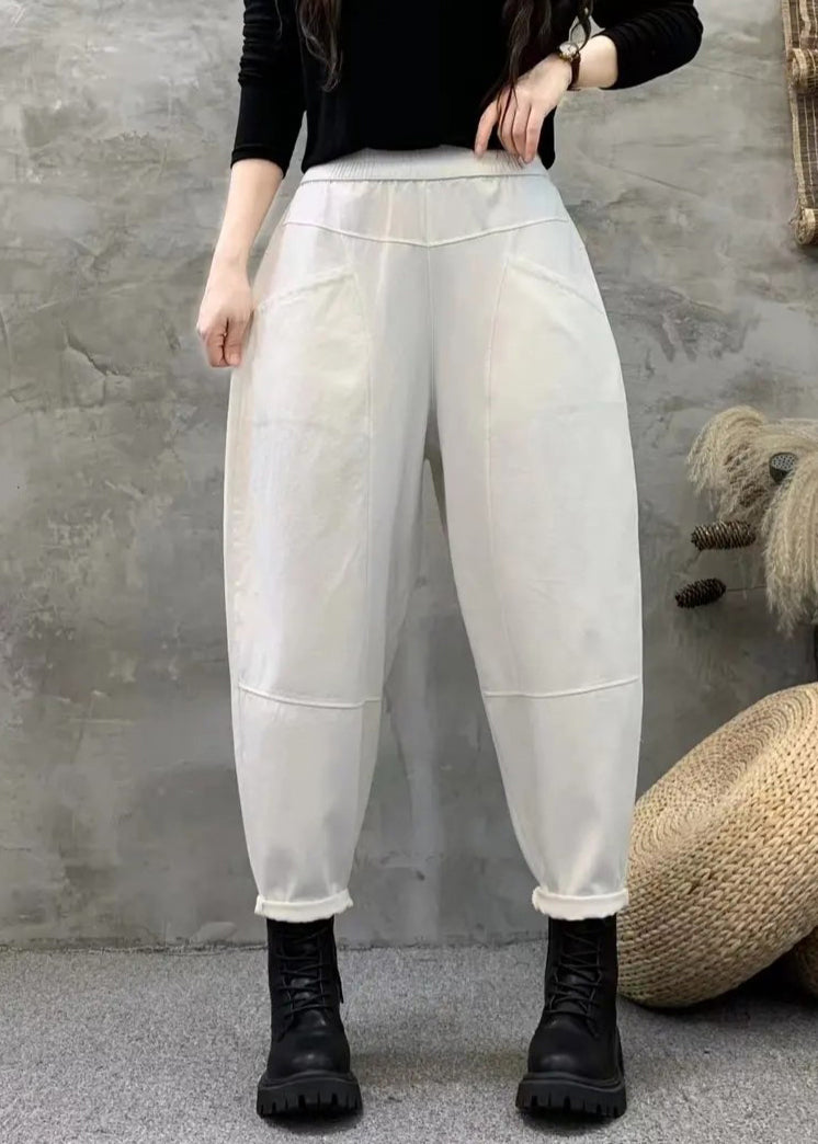 A Vintage Style Pants with Delicate Timeless Details