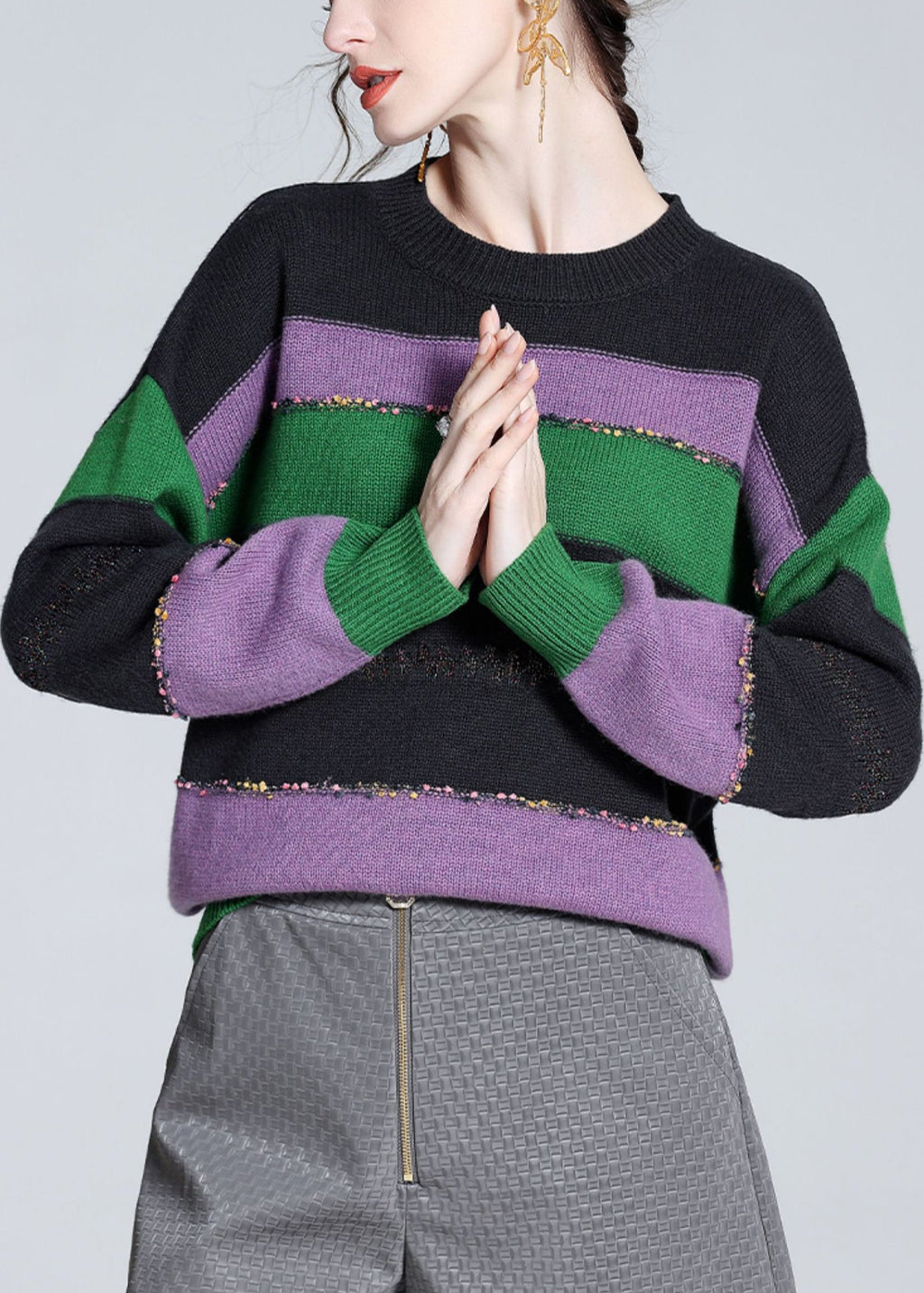 Gracefully Styled Sweater for Any Occasion