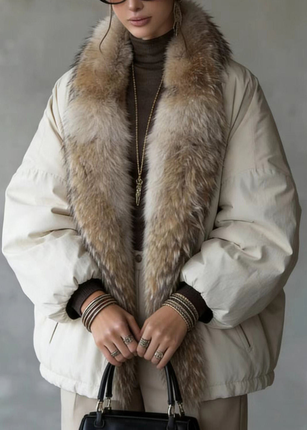 A Vintage Style Coat with Delicate Timeless Details