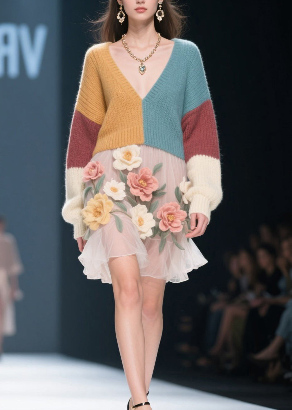 Vintage Inspired Sweater with a Contemporary Edge