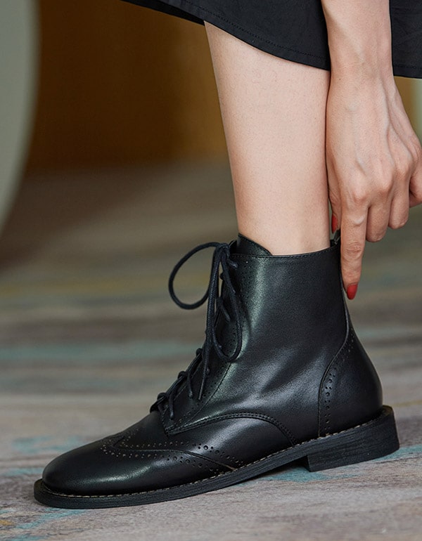 Classic Orthopedic Boots with Timeless Style
