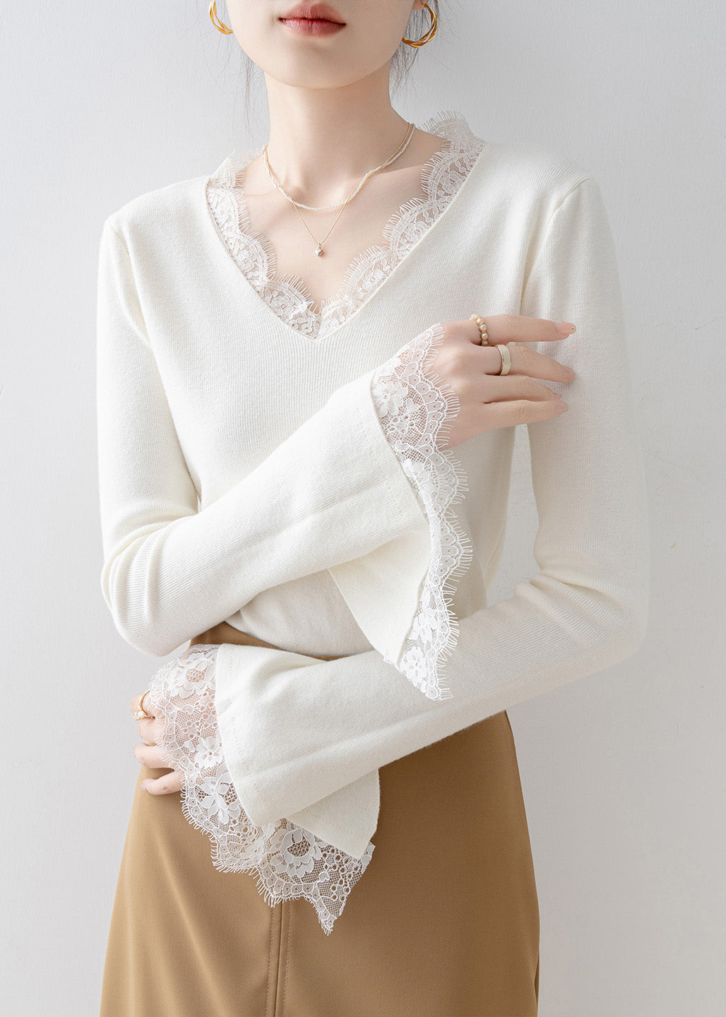 Gracefully Styled Top for Any Occasion