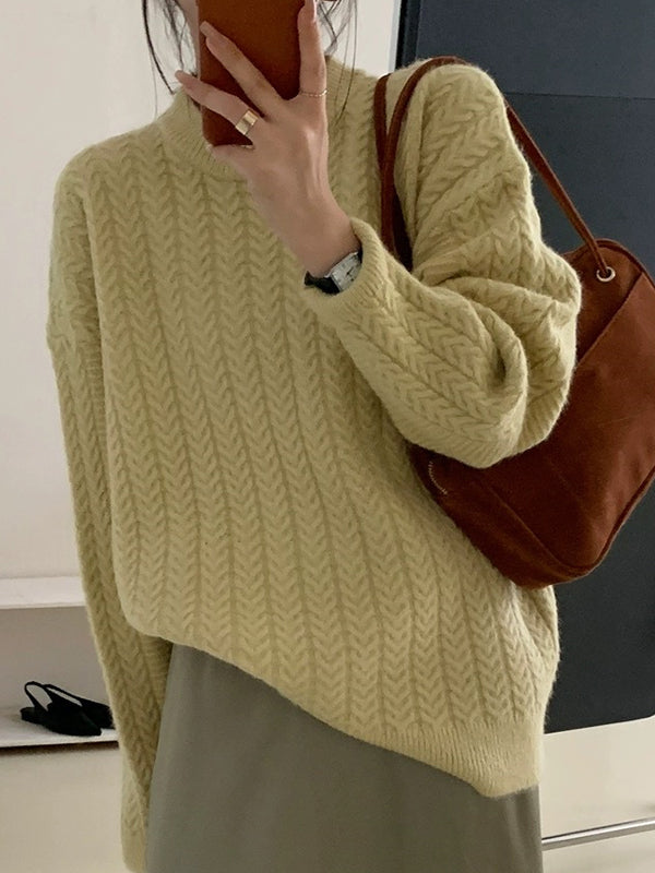 Beautifully Finished Sweater in a Timeless Design