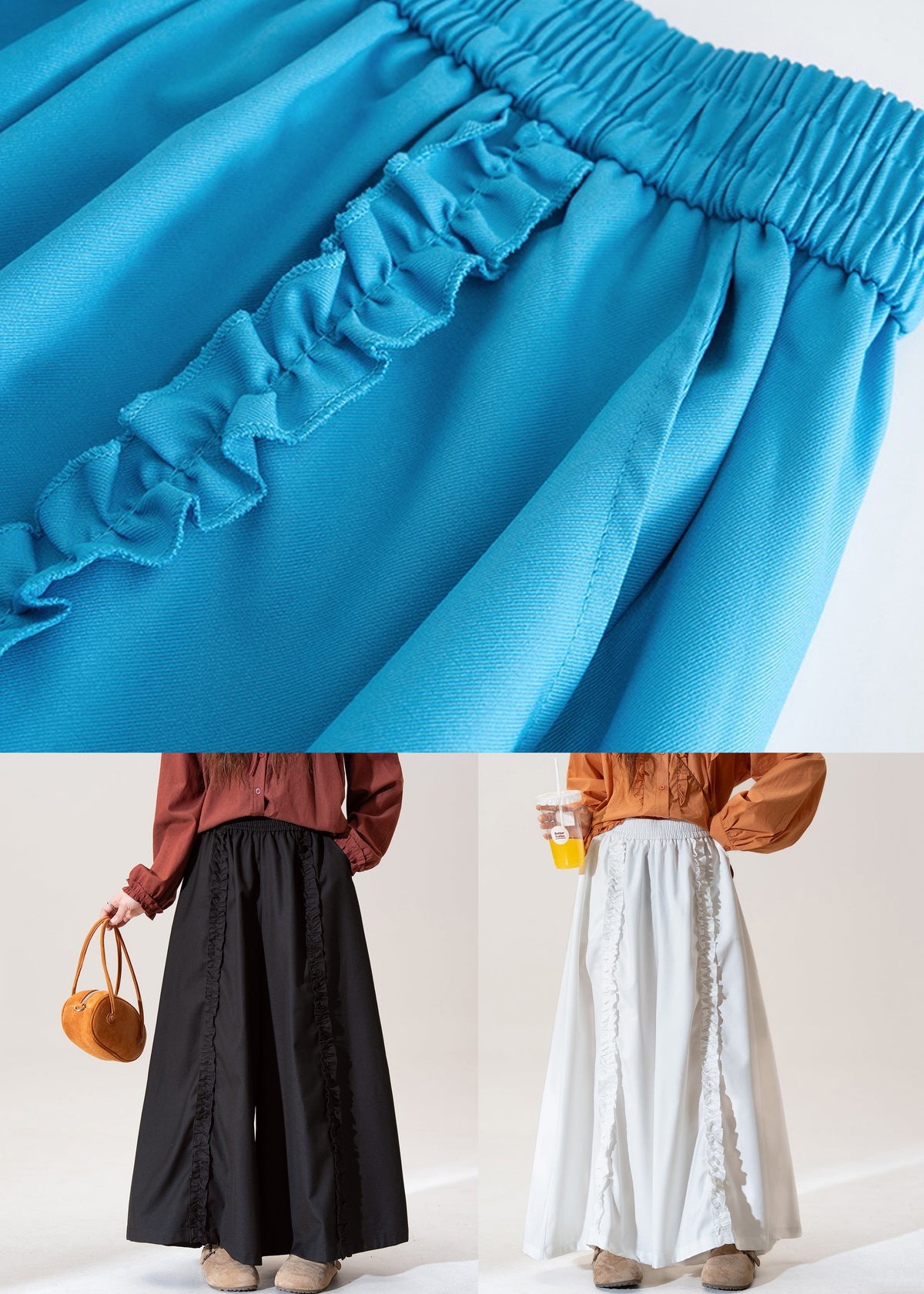 A Vintage Style Pants with Delicate Timeless Details