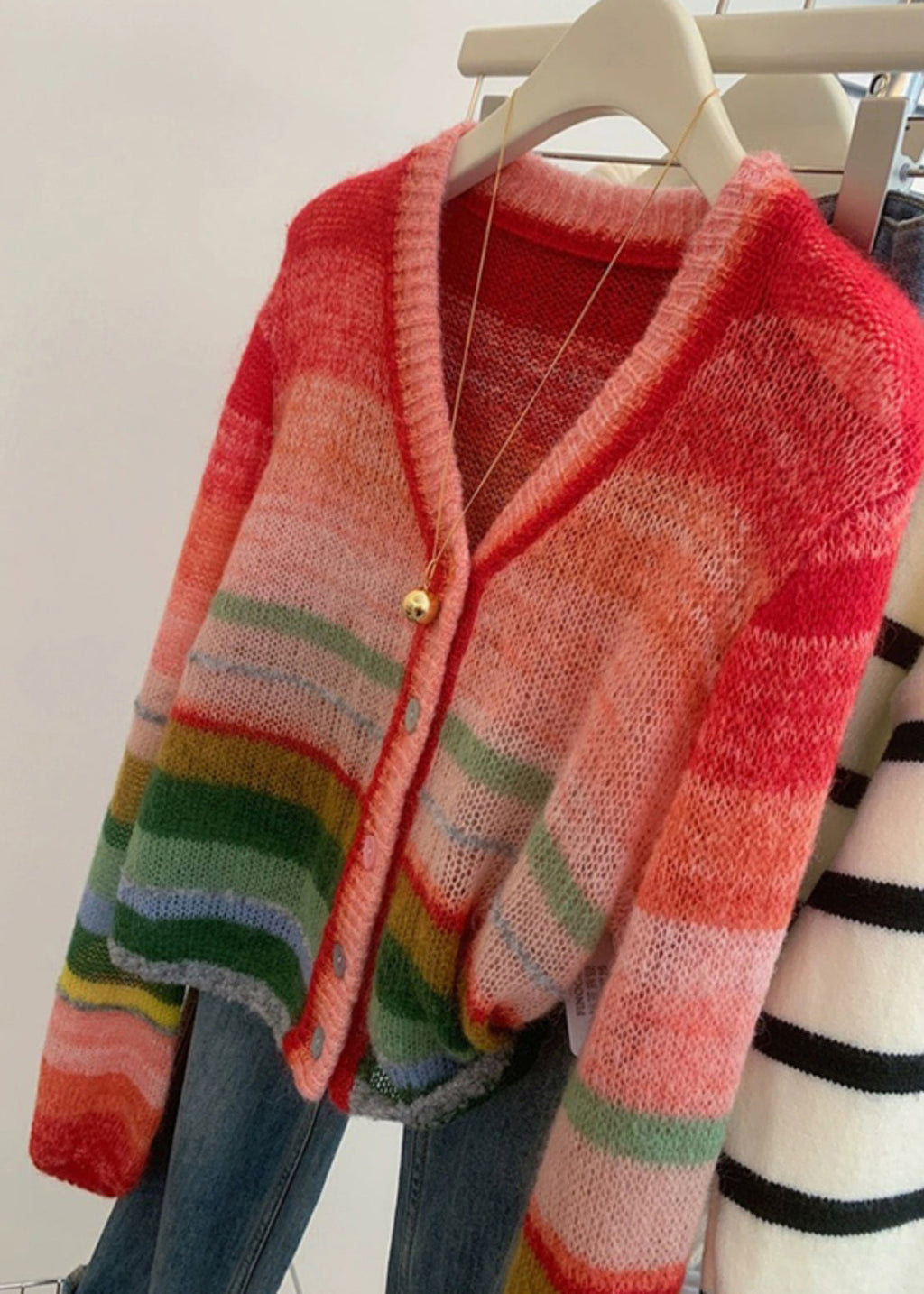 Classic Vintage Cardigan with a Flattering Fit