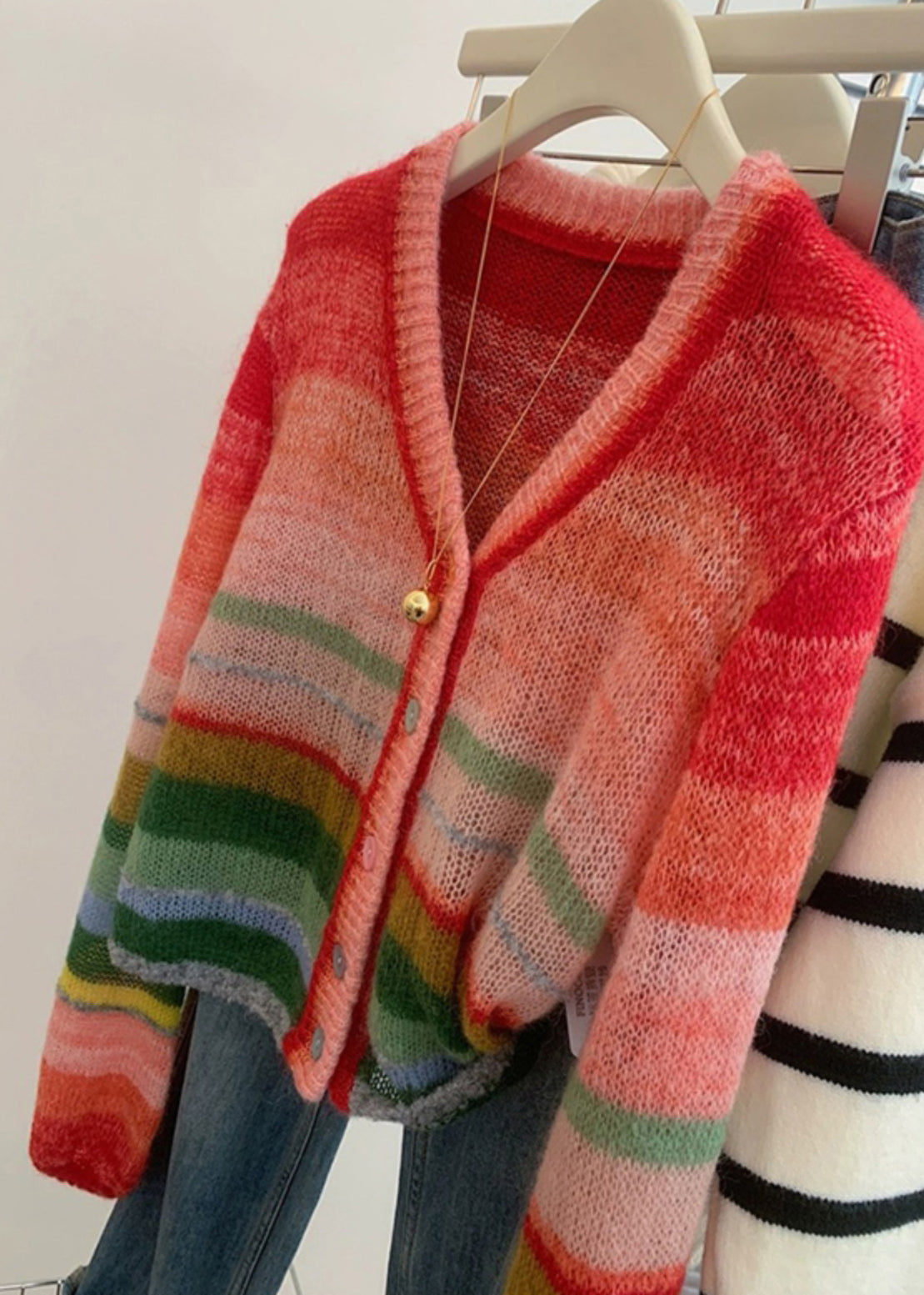 Classic Vintage Cardigan with a Flattering Fit