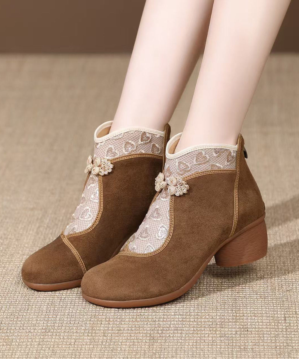 Vintage Inspired Orthopedic Boots