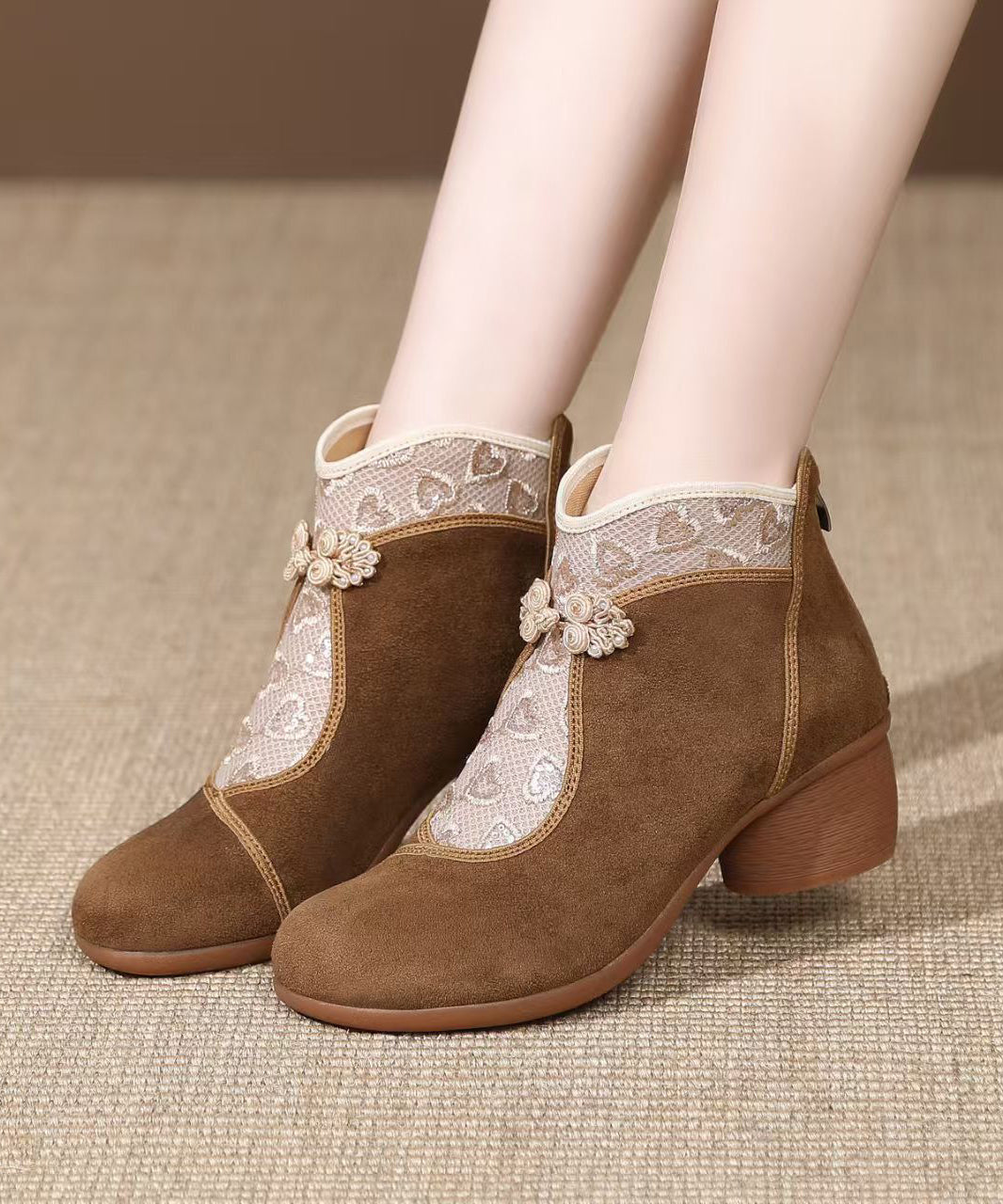 Vintage Inspired Orthopedic Boots