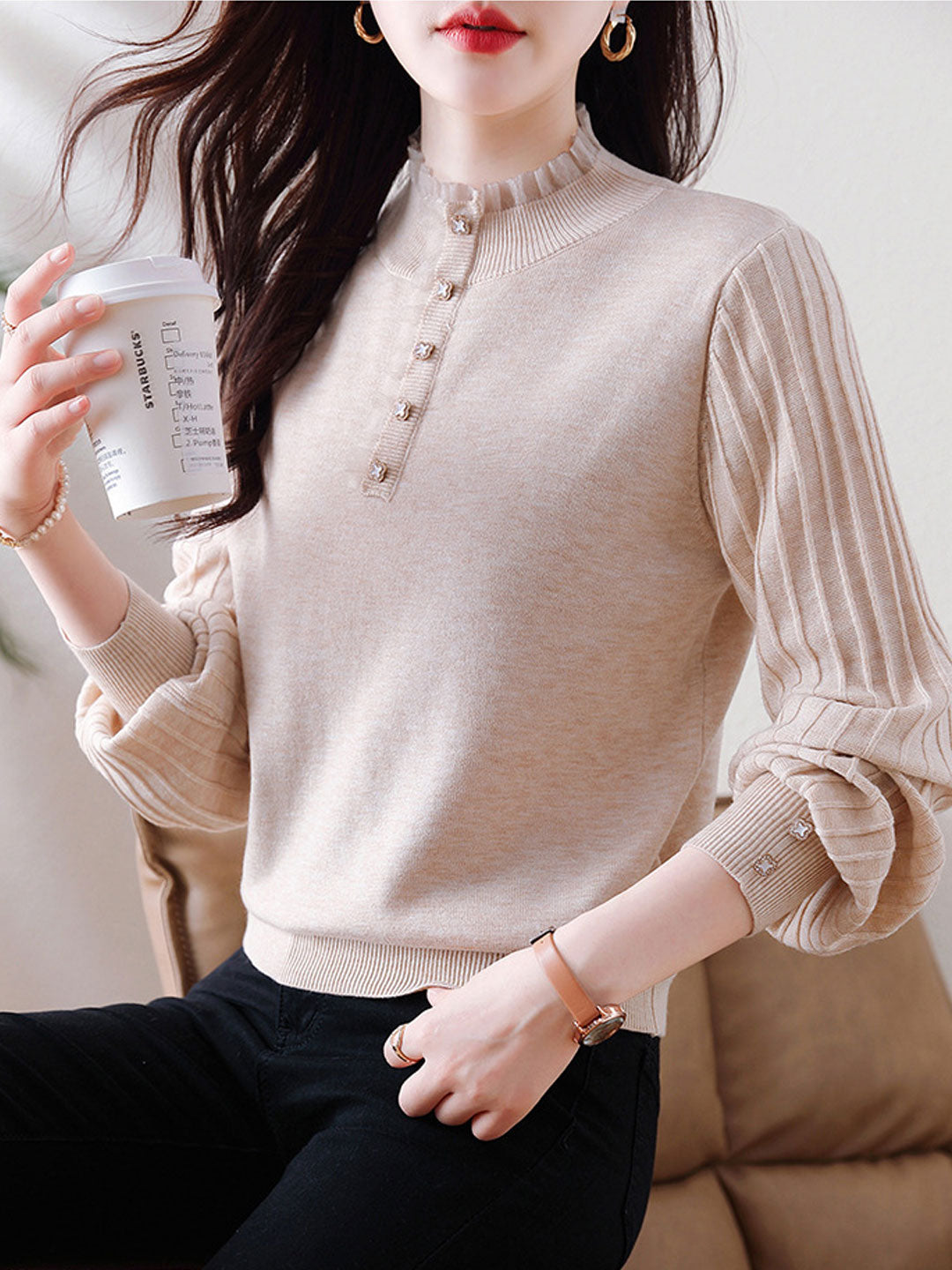 Polished Sweater with an Effortless Classic Look
