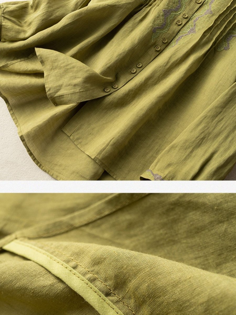 A Vintage Style Shirt with Delicate Timeless Details