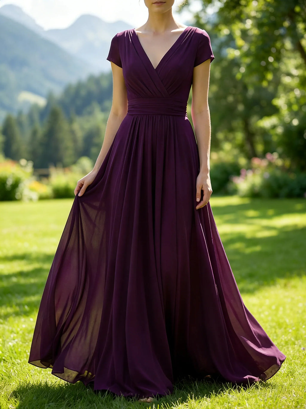 Well Tailored Dress with a Graceful Silhouette