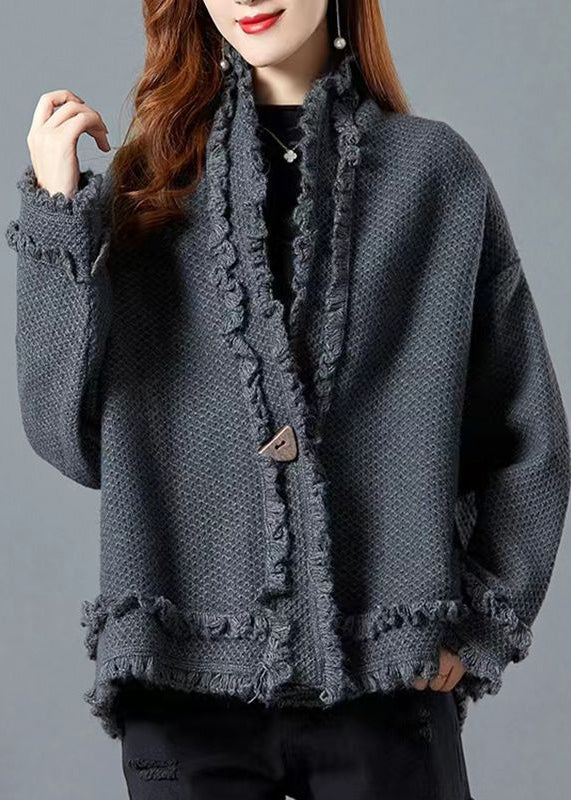 Well Tailored Cardigan with a Graceful Silhouette