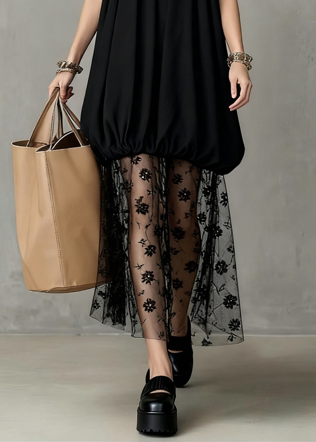 A Vintage Style Dress with Delicate Timeless Details