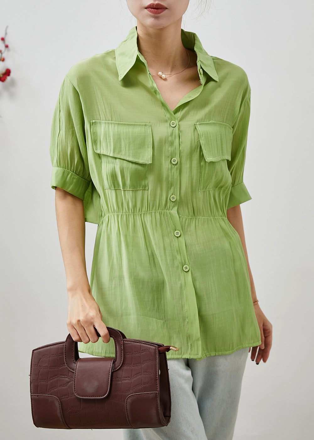 Vintage Inspired Blouse with a Contemporary Edge