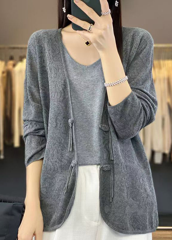 A Vintage Style Cardigan with Delicate Timeless Details