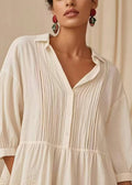 A Vintage Style Blouse with Delicate Timeless Details