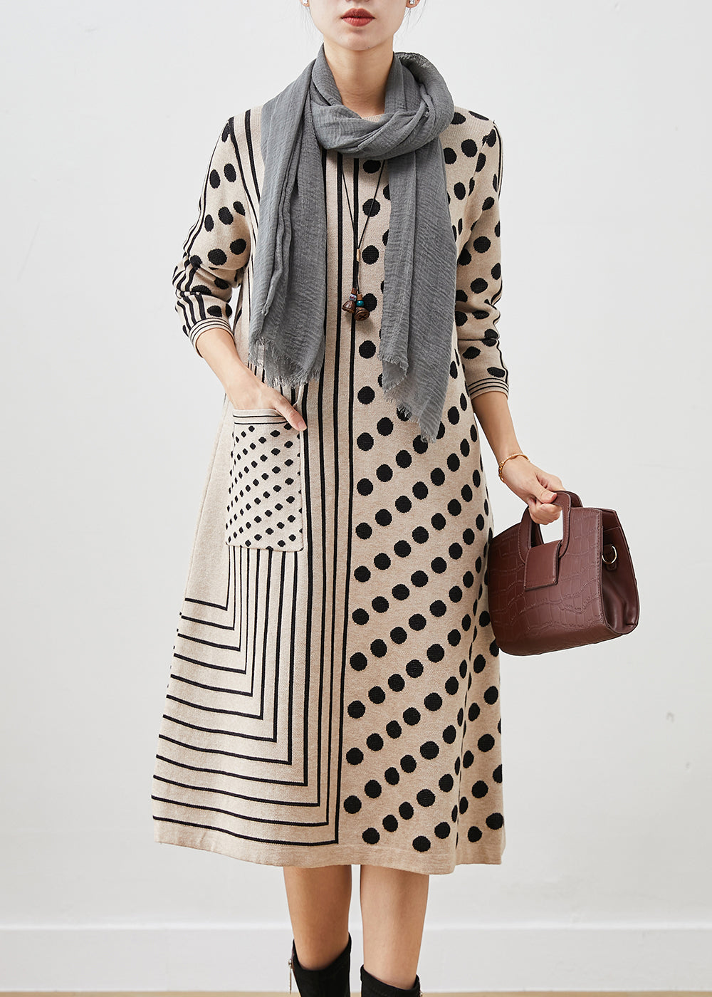 A Vintage Style Sweater with Delicate Timeless Details