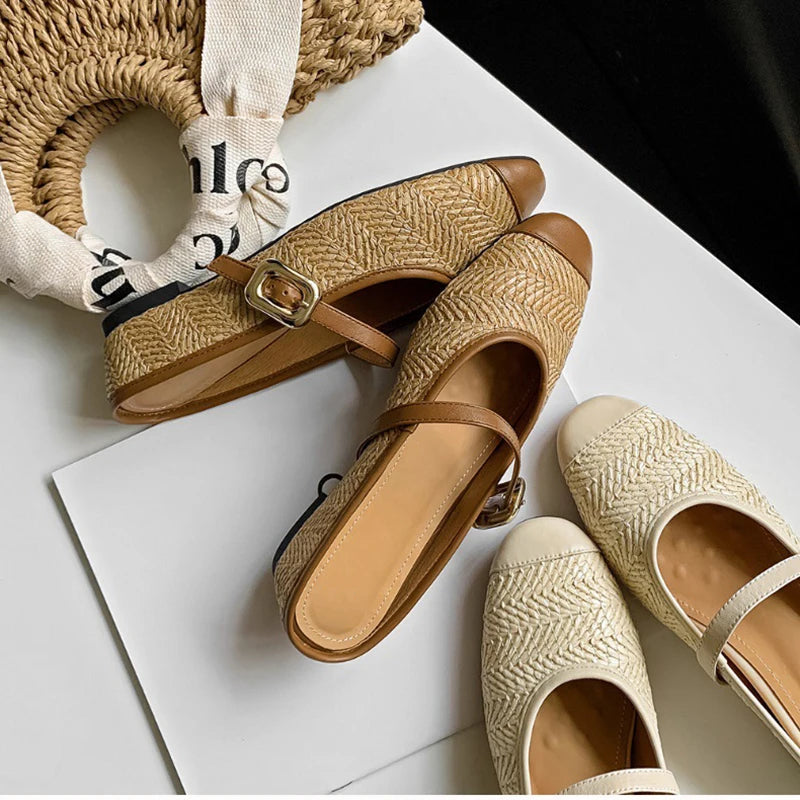 Vintage Inspired Orthopedic Flats