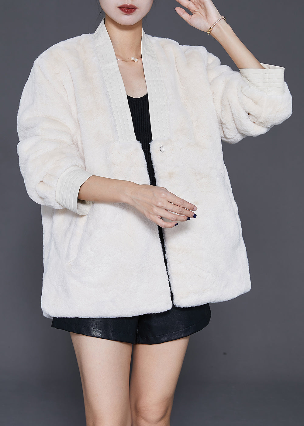 A Vintage Style Coat with Delicate Timeless Details