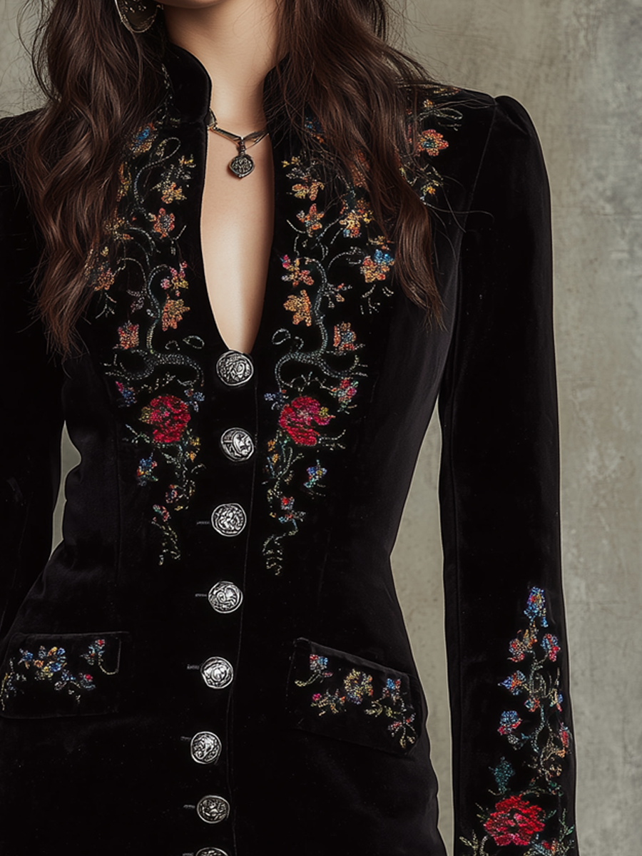 A Vintage Style Dress with Delicate Timeless Details