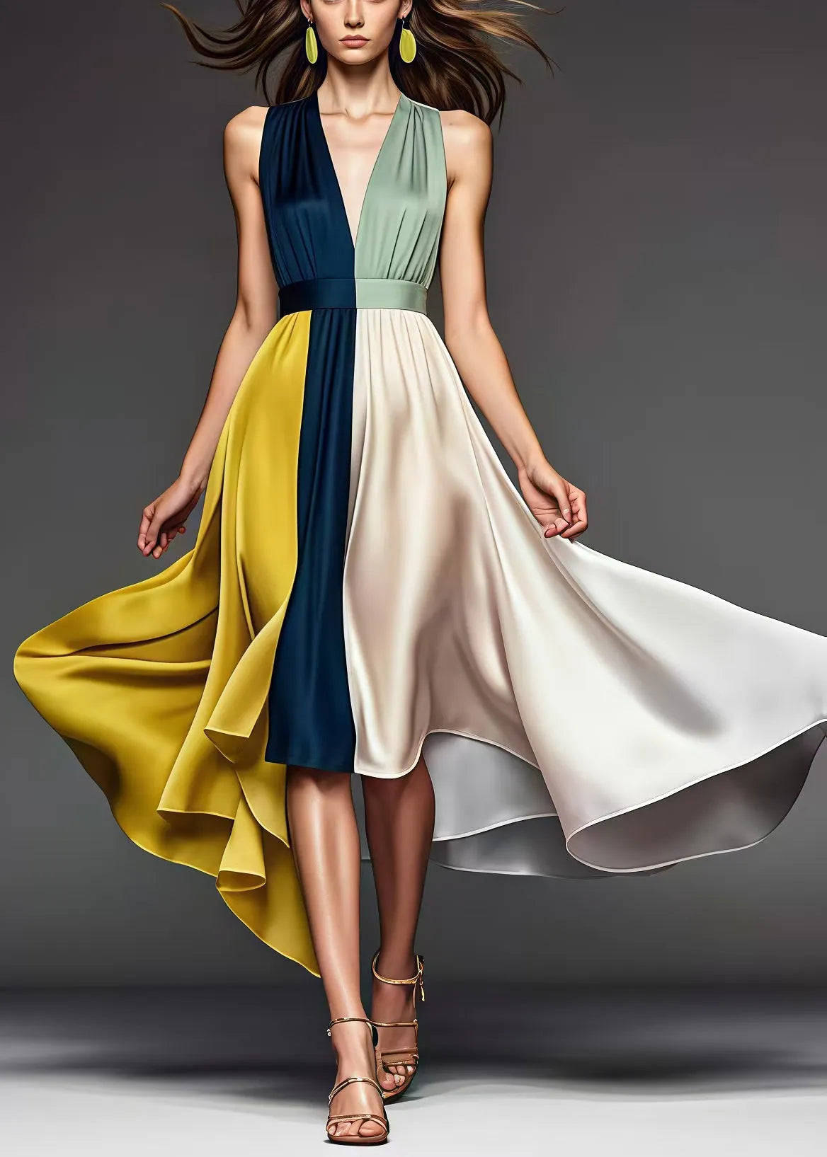 Classic Vintage Dress with a Flattering Fit