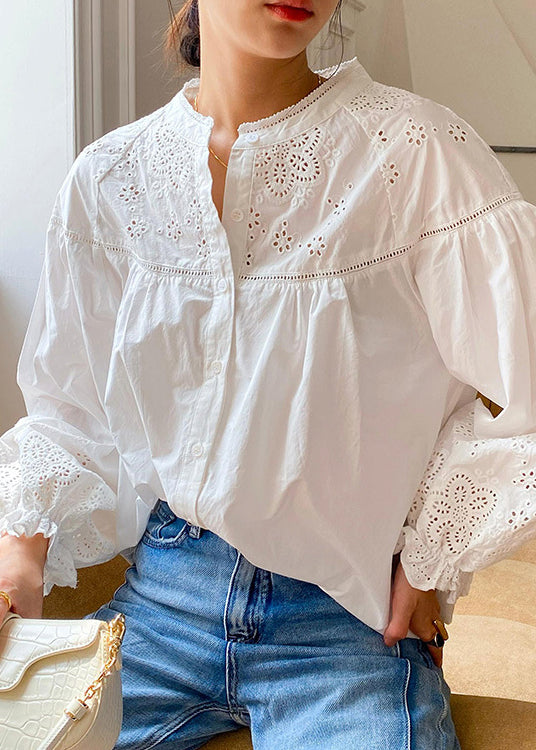 A Vintage Style Blouse with Delicate Timeless Details