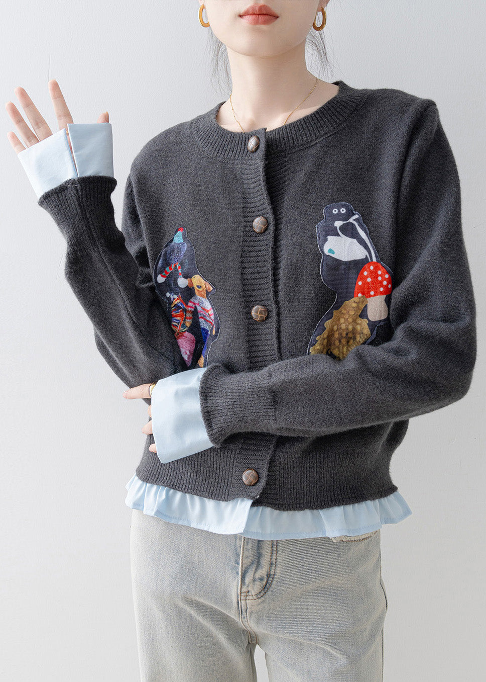 Classic Vintage Cardigan with a Flattering Fit