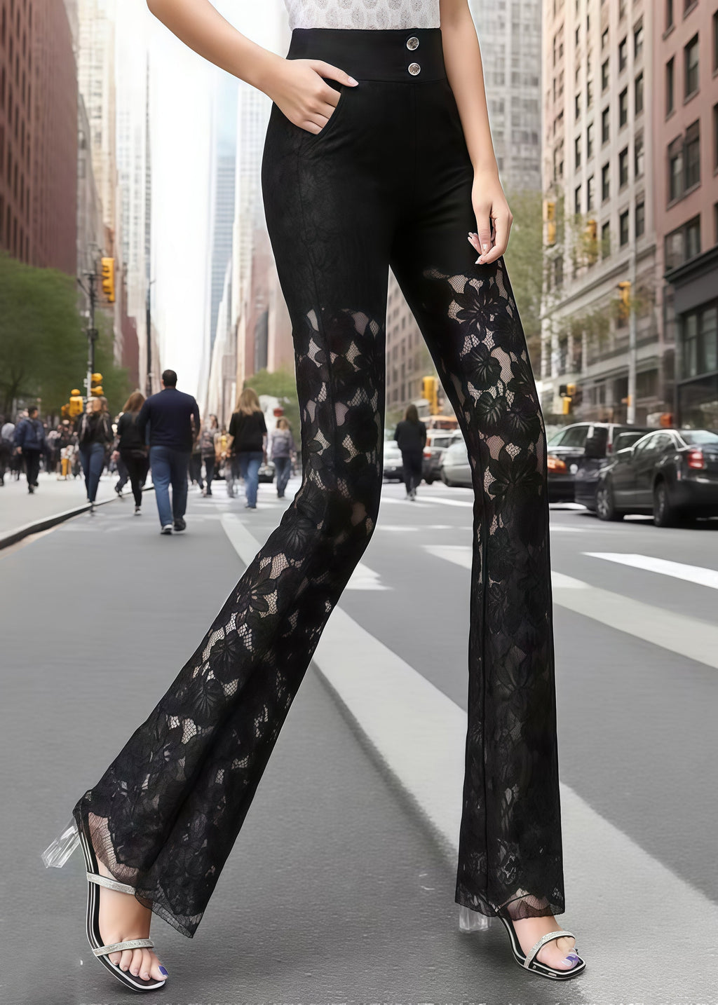 Well Tailored Trousers with a Graceful Silhouette