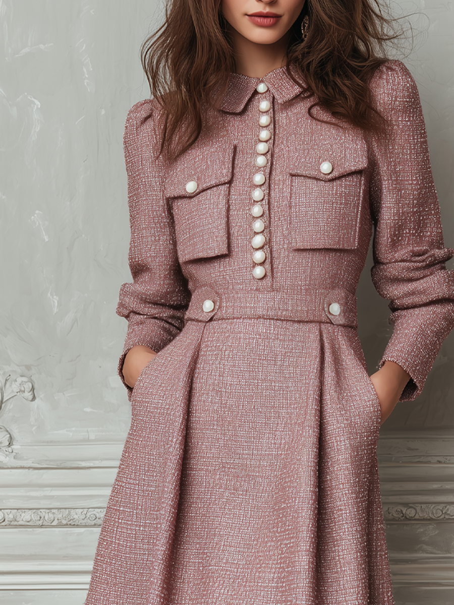 A Vintage Style Dress with Delicate Timeless Details