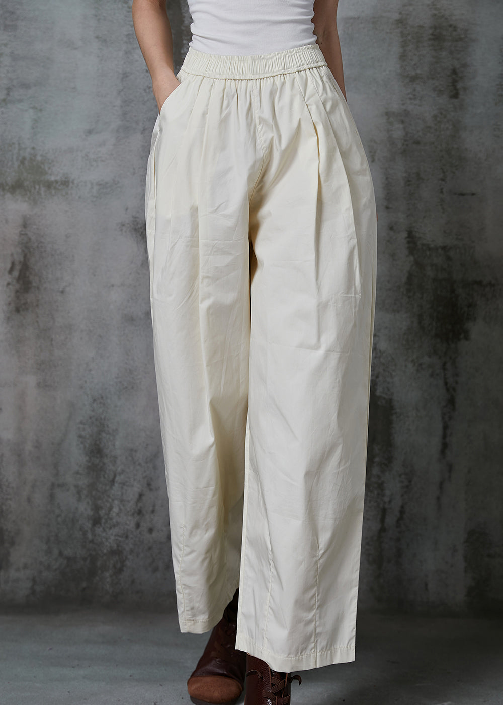 A Vintage Style Trousers with Delicate Timeless Details