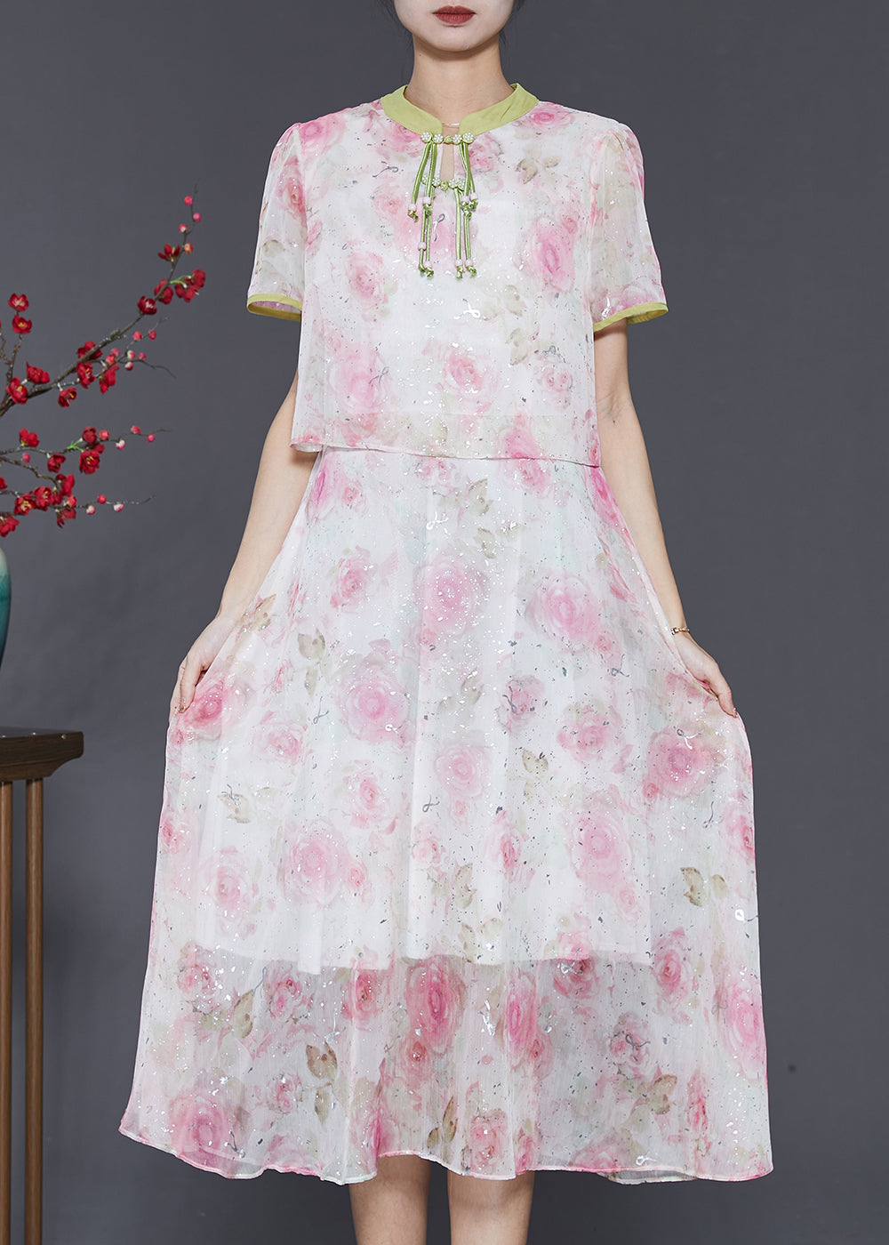 A Vintage Style Dress with Delicate Timeless Details