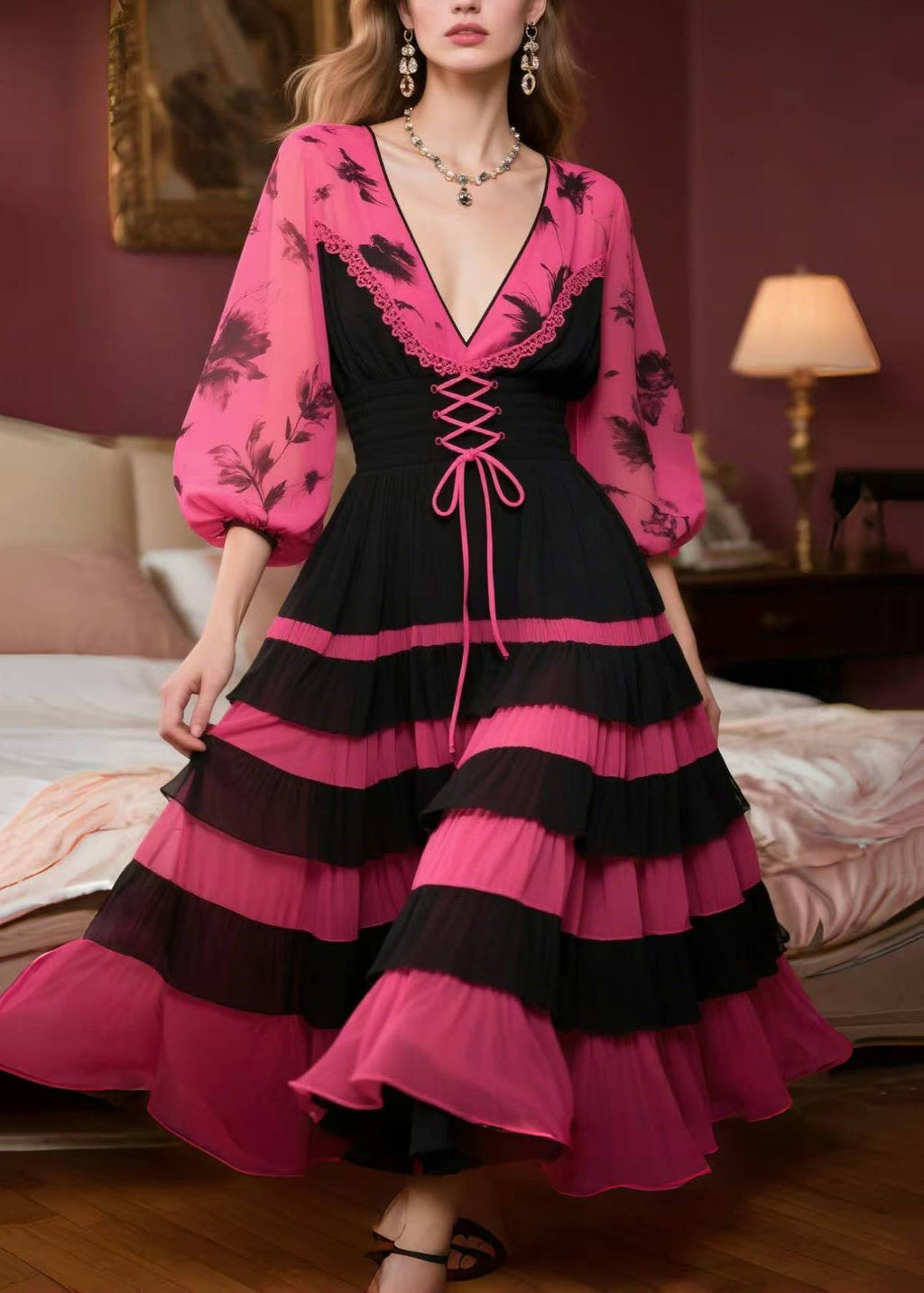Classic Vintage Dress with a Flattering Fit