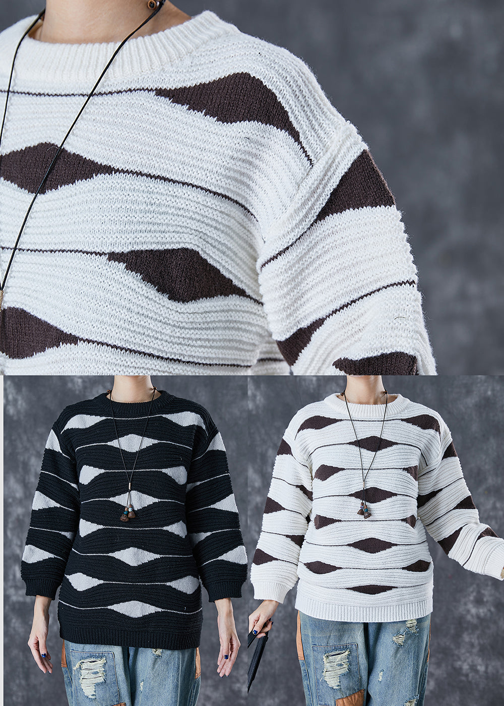 Well Tailored Sweater with a Graceful Silhouette