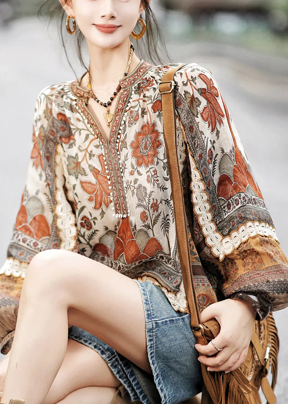 Classic Vintage Top with a Flattering Fit