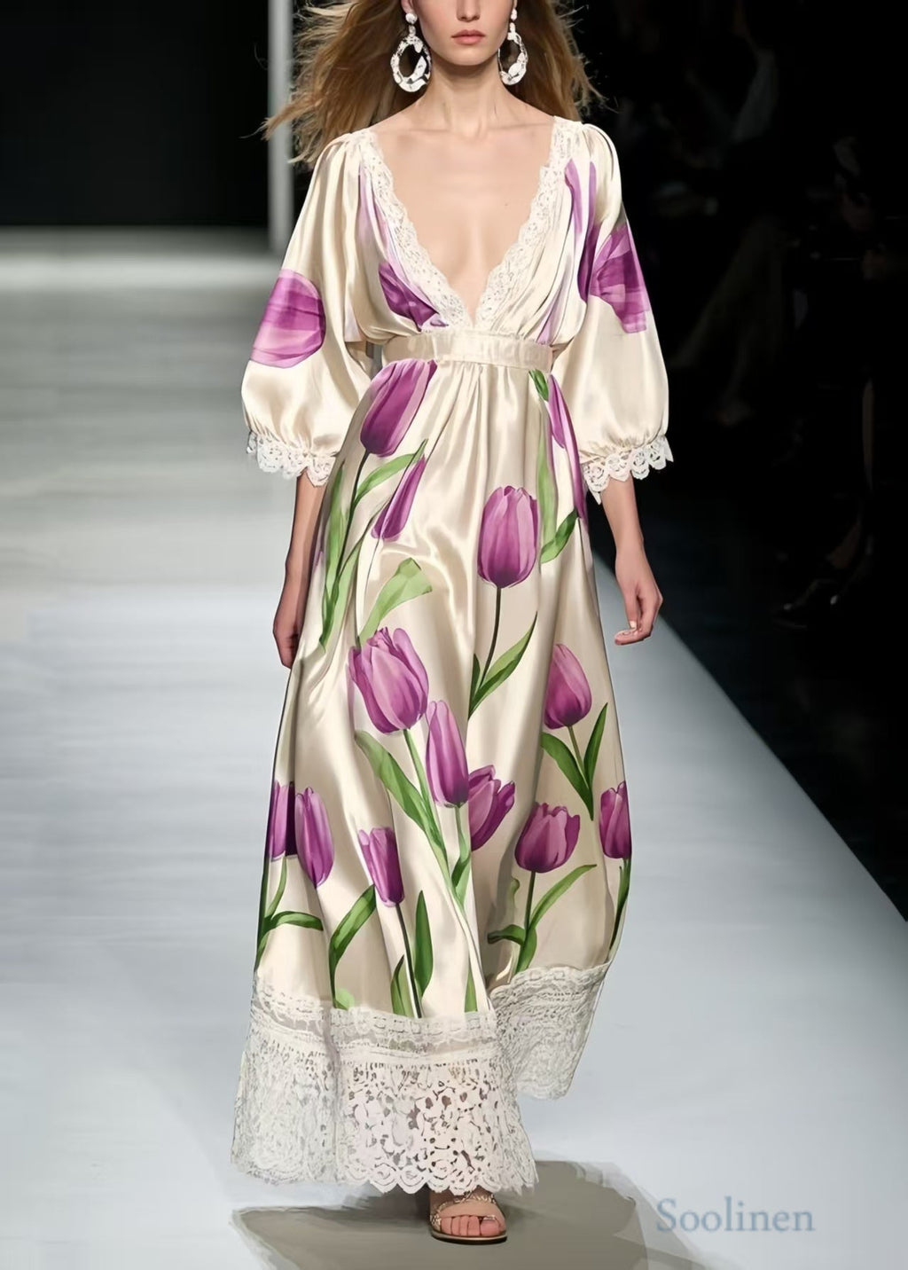 A Vintage Style Dress with Delicate Timeless Details