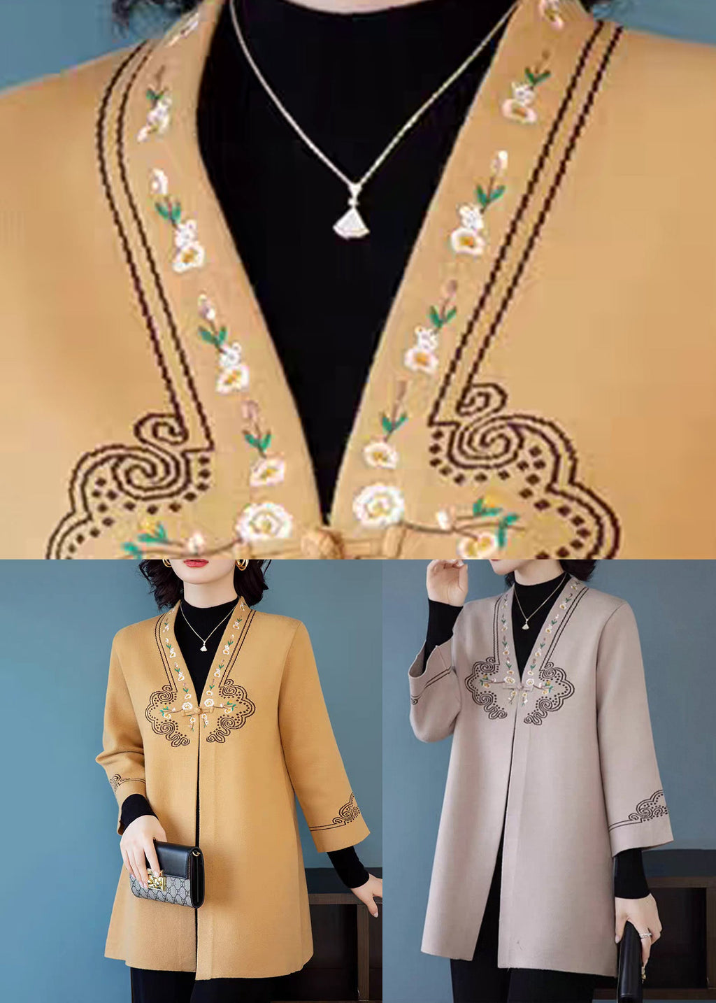 Classic Vintage Cardigan with a Flattering Fit