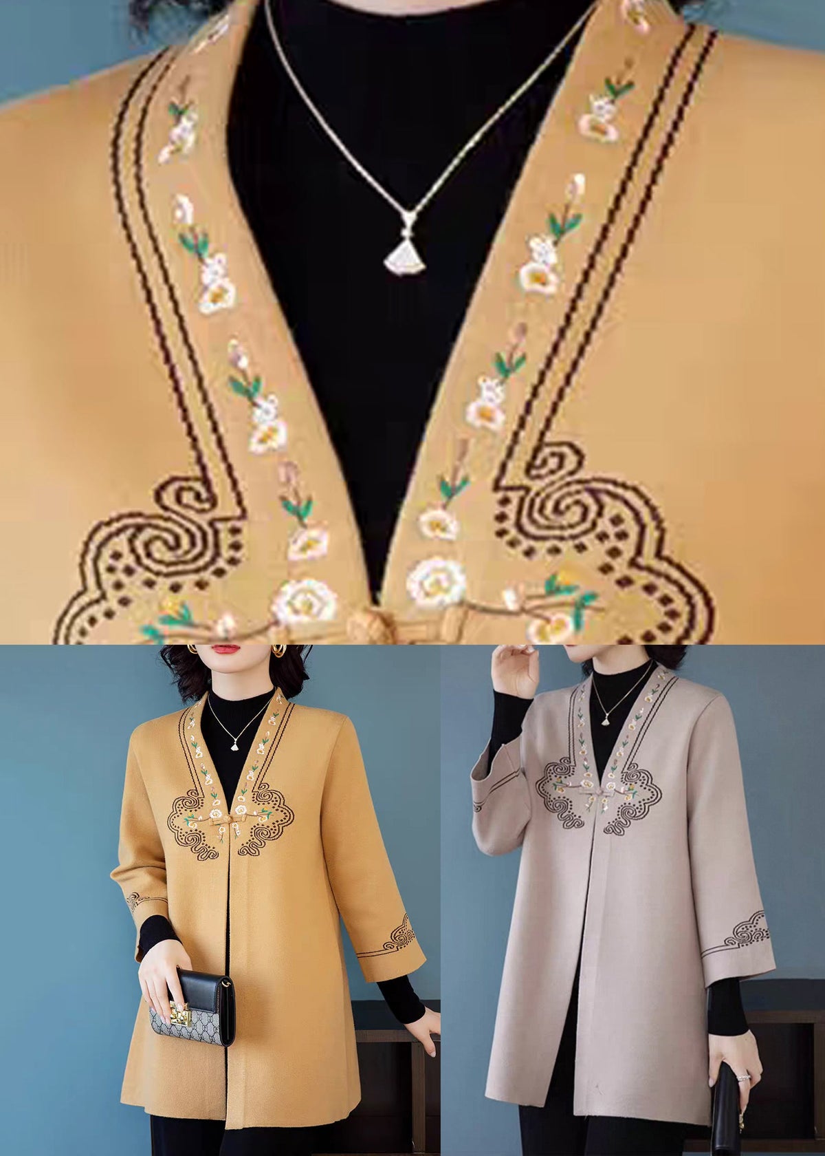 Classic Vintage Cardigan with a Flattering Fit