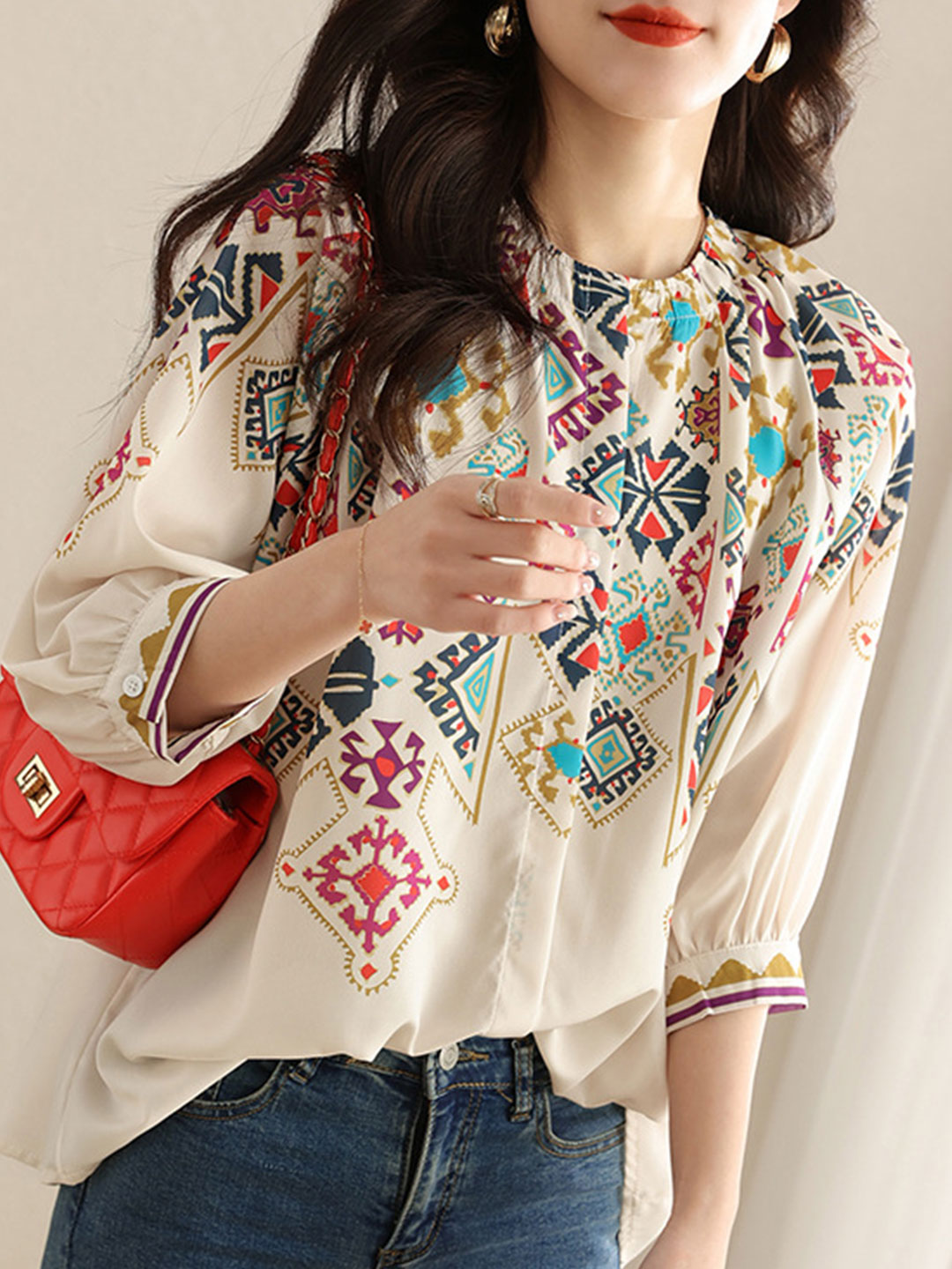 A Vintage Style Top with Delicate Timeless Details
