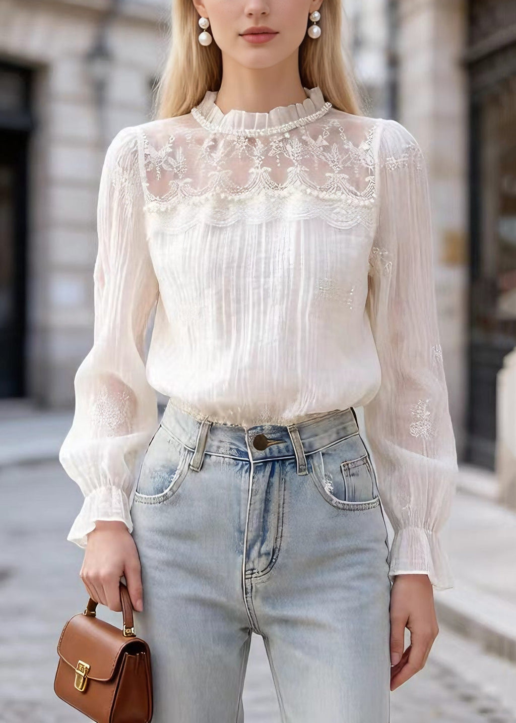 Vintage Inspired Blouse with a Contemporary Edge