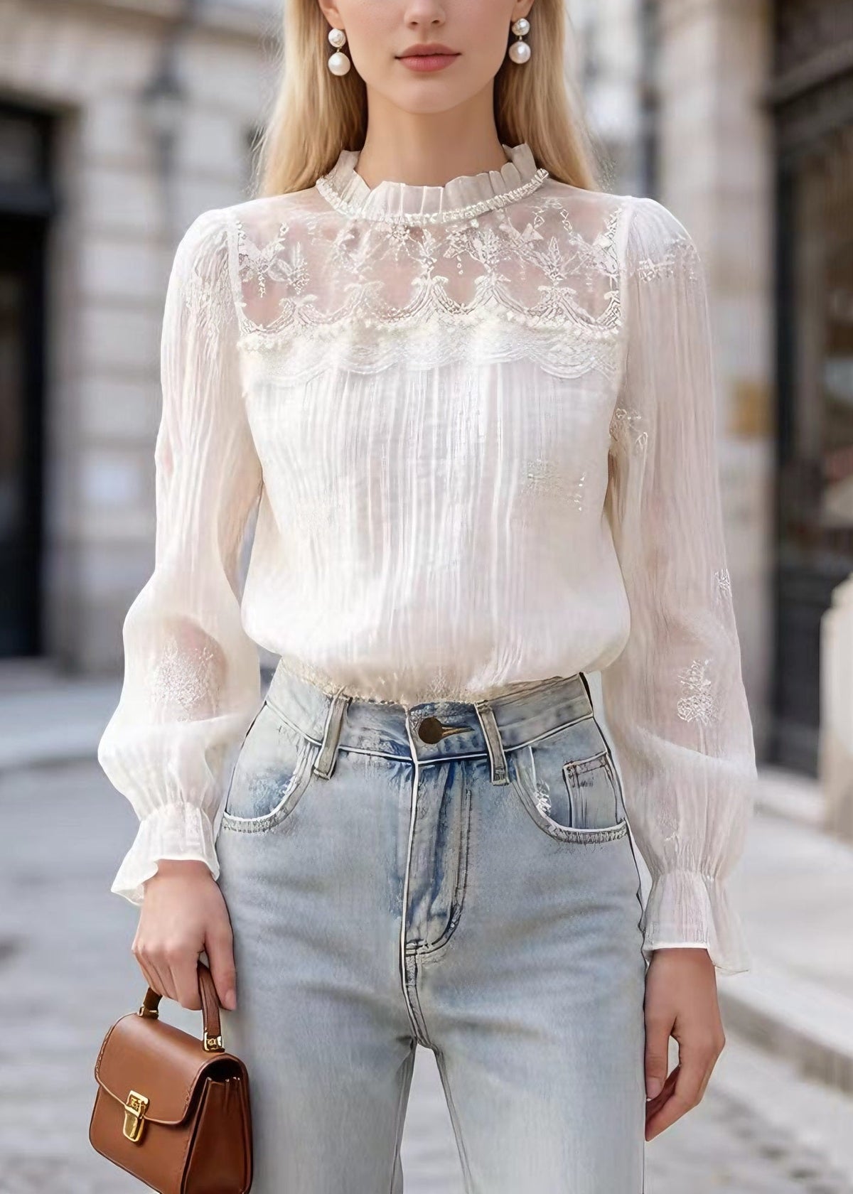 Vintage Inspired Blouse with a Contemporary Edge