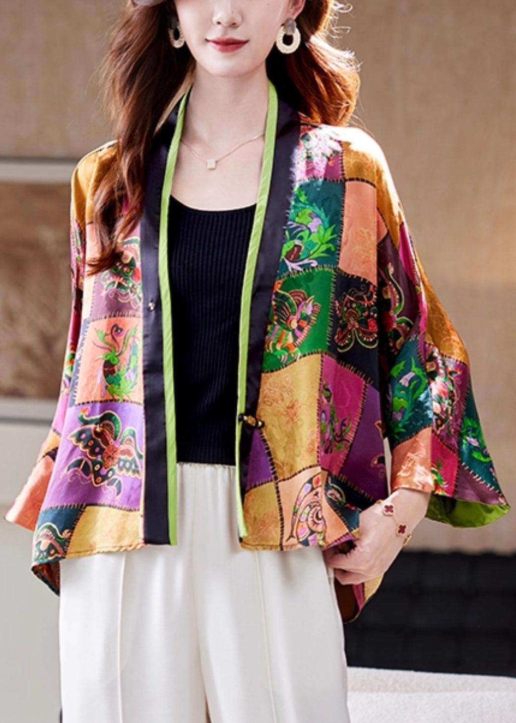 Classic Vintage Cardigan with a Flattering Fit