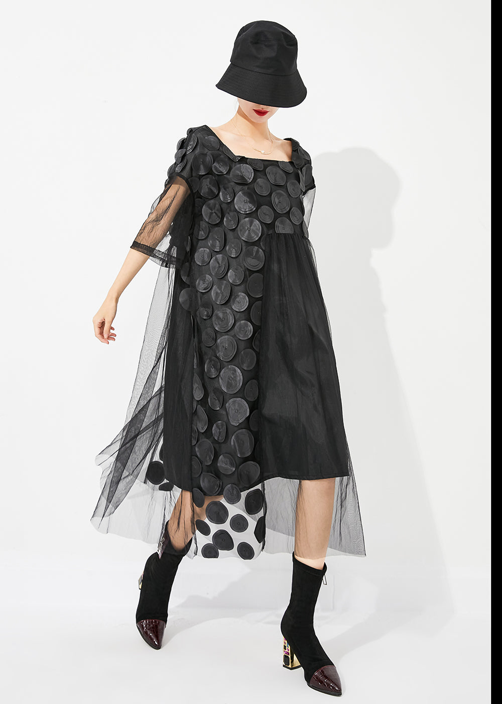 Classic Vintage Dress with a Flattering Fit