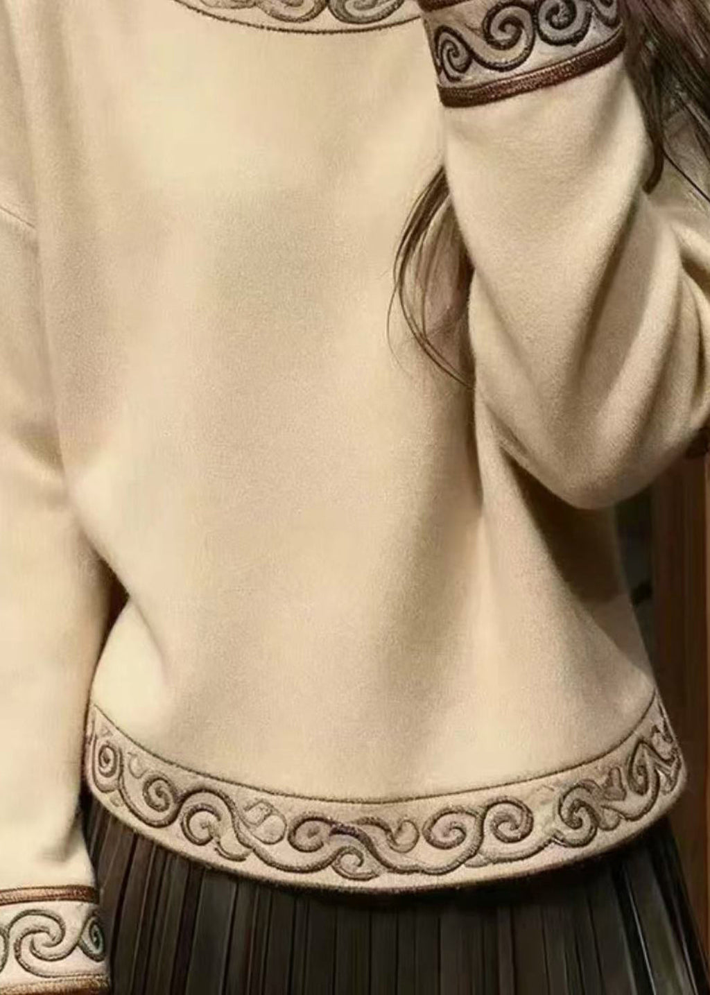Vintage Inspired Sweater with a Contemporary Edge