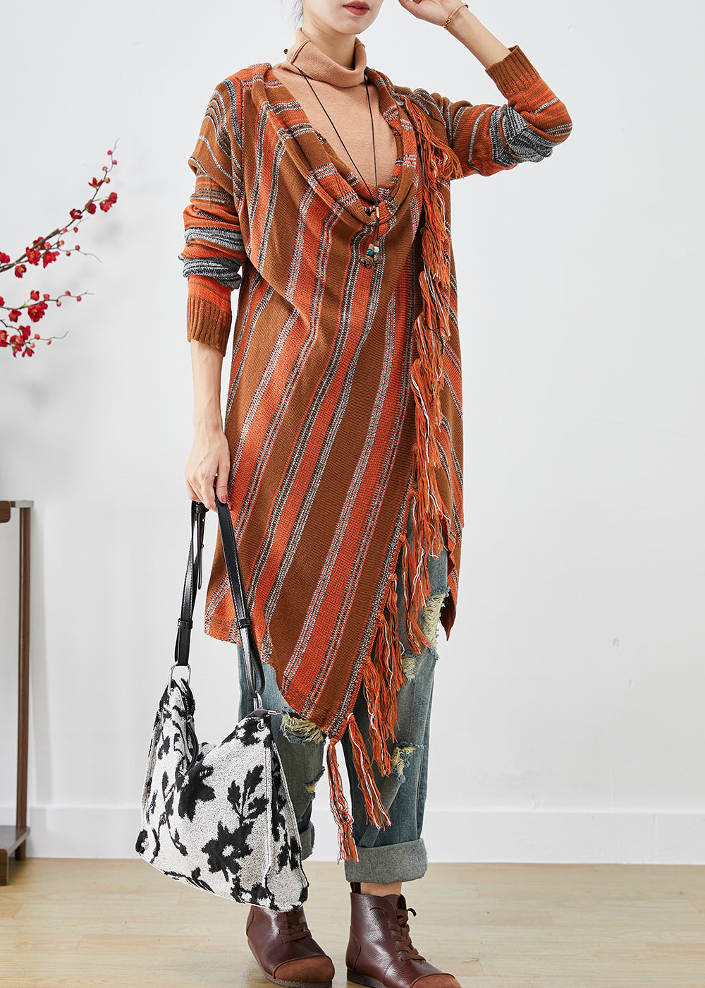 A Vintage Style Sweater with Delicate Timeless Details