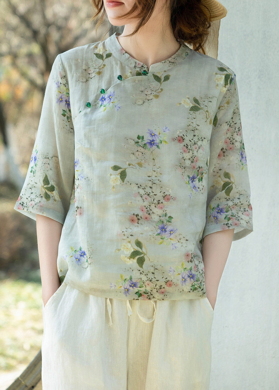 Gracefully Styled Blouse for Any Occasion